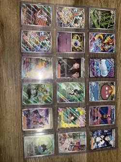 Pokemon TCG 18-Card Lot Full Art, Holo, Rare Holo All Sleeved And Top Loaded - Image 1