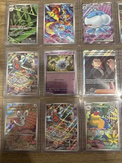 Pokemon TCG 18-Card Lot Full Art, Holo, Rare Holo All Sleeved And Top Loaded - Image 2