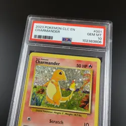 PSA 10 Charmander 001/034 Pokemon Classic Collection English Holo Graded Card - Image 2