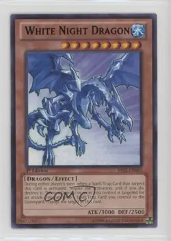 White Night Dragon 1st Ed. YuGiOh Battle Pack 2: War of the Giants 01j3 - Image 1