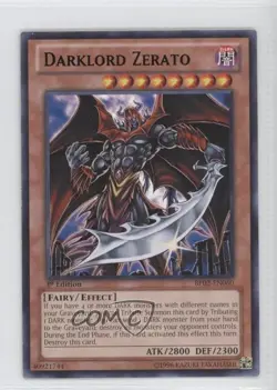 Darklord Zerato 1st Ed. YuGiOh Battle Pack 2: War of the Giants #BP02-EN060 ic4 - Image 1
