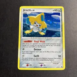 Jirachi - 7/111 - Pokemon Rising Rivals Holo Card LP - Image 1