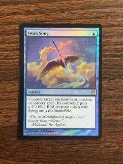 MTG Swan Song Theros Holofoil Playing Cards 2x Magic The Gathering 65/249 WOTC - Image 2