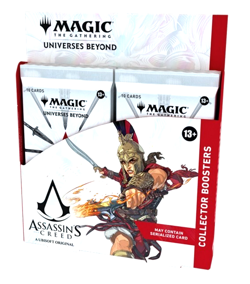 MTG Magic The Gathering Assassin’s Creed Collector Booster Box 12 Packs, Foils - Image 4