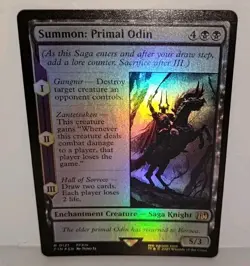 Summon: Primal Odin (Foil) 0121 (R) MTG Final Fantasy (FIN) (EN) Rare - Image 1