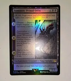 Summon: Primal Odin (Foil) 0121 (R) MTG Final Fantasy (FIN) (EN) Rare - Image 2