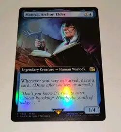 Matoya, Archon Elder (Extended Art) Final Fantasy Foil NM MTG - Image 3