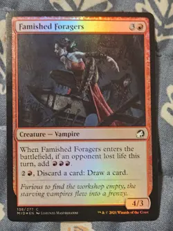 Famished Foragers FOIL Midnight Hunt MID MTG Magic - Image 3