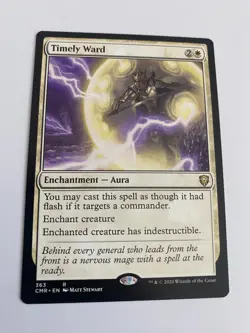 Timely Ward #107 MTG Duskmourn Magic The Gathering NM x1 Rare Card - Image 1