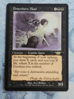 Graveborn Muse x 4 - Legions - Magic the Gathering - MTG - Light Play - Image 2