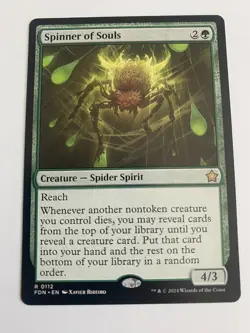 Spinner of Souls 0112 Foil Rare MTG Foundations Magic The Gathering M/NM - Image 1