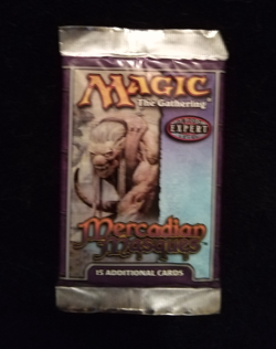 Magic the Gathering Mercadian Masques Booster Pack Factory Sealed MTG Vintage 742818065702 - Image 1