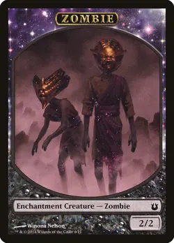 4x Zombie Token Enchantment Creature - NM/LP - Theros Block - SPARROW MAGIC mtg - Image 1