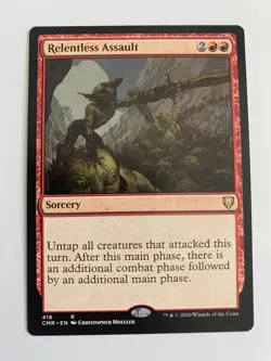 Relentless Assault #416 Commander Legends MTG Rare Regular Magic The Gathering C - Image 1