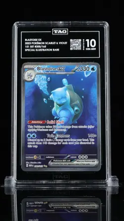 TAG 10 - Blastoise ex 200/165 Special Illustration Rare - Pokemon 151 English - Image 1