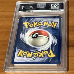 Hitmonlee 7/62 Fossil Holo 1999 Pokemon PSA 7 - Image 2