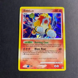 Entei - 4/132 - Holo Rare Diamond & Pearl Secret Wonders Pokemon LP - Image 1