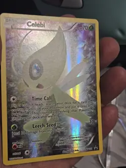 Pokemon Celebi XY111 XY Mythical Collection Full Art Holo LP - Image 4