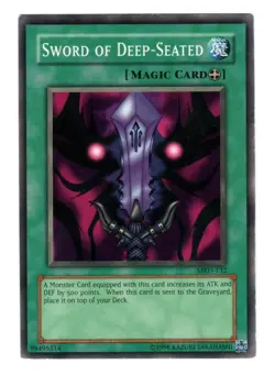 YuGiOh! TCG Sword of Deep-Seated MRD-132 Metal Raiders - Vintage Yugioh Card - Image 1