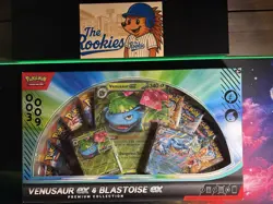 Pokemon TCG Venusaur EX and Blastoise EX Premium Collection - GameStop Exclusive - Image 1