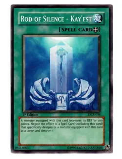 Yu-Gi-Oh! TCG 1st Edition Rod Of Silence - Kay'Est DCR-036 - Vintage Yugioh LP - Image 1