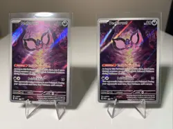 2x Pecharunt SVP 129 Full Art Black Star Promo Pokemon Card NM Fast Shipping - Image 1