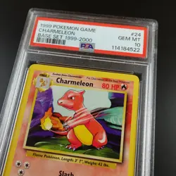 PSA 10 Charmeleon 24/102 Base Set 1999-2000 4th Print Non Holo Pokemon Card - Image 2