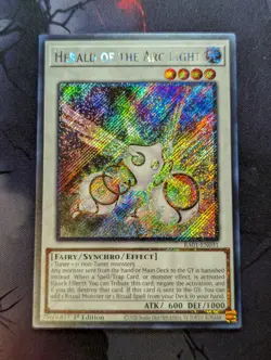 Yugioh Herald of the Arc Light - RA01-EN031 - Platinum Secret Rare - Image 1