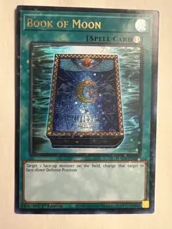 Yugioh - Book of Moon (Duel Terminal Ultra Rare) (1st Edition) - HAC1-EN024 NM - Image 1