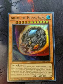 Yugioh Nibiru, the Primal Being RA01-EN015 Super Rare 1st Edition NM - Image 1