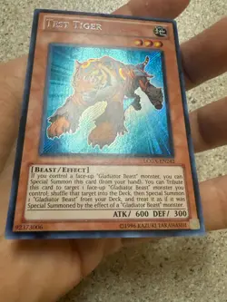 YuGiOh Test Tiger LCGX-EN242. SECRET RARE NM. - Image 3