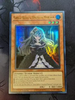 Yugioh Ghost Belle & Haunted Mansion RA01-EN011 Ultra Rare 1st Edition - Image 1