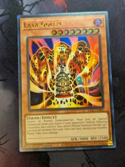 Lava Golem RA01-EN001 Ultra Rare Yugioh 25th Anniv Rarity Collection - Image 1