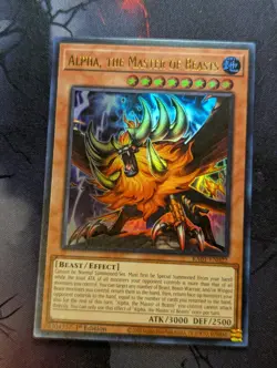 Yugioh Alpha, The Master Of Beasts RA01-EN022 Ultra Rare 1st Edition - Image 1