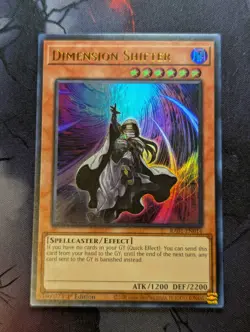 Yugioh Dimension Shifter RA01-EN014 Ultra Rare 1st Edition - Image 1