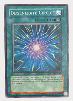 Yugioh Degenerate Circuit - Rare - CDIP-EN047 - N/M - Ultd.Ed. - Image 1