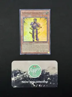 Superheavy Samurai Flutist - Yugioh SECE-EN007 1st Edition Super Rare NM - Image 1