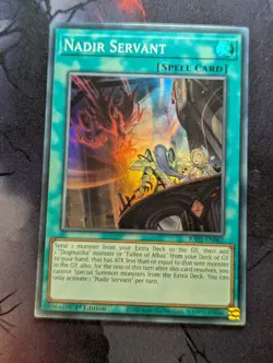 Yugioh Nadir Servant RA01-EN062 Super Rare 1st Edition - Image 1