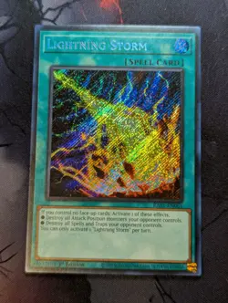 Lightning Storm RA01-EN061 Secret Rare NM Yugioh - Image 1