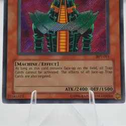 Yugioh: Jinzo - BPT-011 - Secret Rare - Unlimited - LP - Image 4
