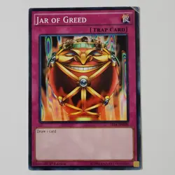 Jar of Greed - YS14-EN038 - HP/DMG - Common - 1st ed - Yugioh - Image 1