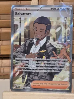 Pokemon TCG Salvatore Holo Ultra Rare Card 202/162 Temporal Forces MINT/NM - Image 1