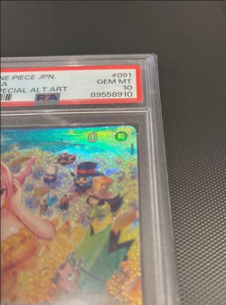 One Piece Card PSA 10 Rebecca SR SP OP05-091 Special Rare Mint - Image 3