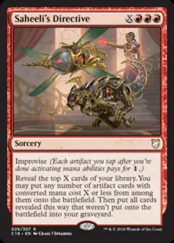 Saheeli's Directive - Light Play MTG Commander 2018 - Image 1