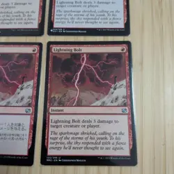 Mtg Lightning Bolt Set Of 4 - Image 3