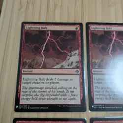 Mtg Lightning Bolt Set Of 4 - Image 4