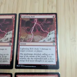Mtg Lightning Bolt Set Of 4 - Image 5