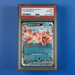 2024 POKEMON PAF EN-PALDEAN FATES #054 CHARIZARD EX PSA 10 - Image 1