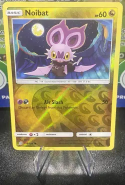 Noibat 158/236 Sun & Moon Unified Minds Reverse Holo Pokemon New! ✨ - Image 1