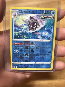 Pokemon Cloyster SWSH08: Fusion Strike 051/264 Reverse Holo LP - Image 1